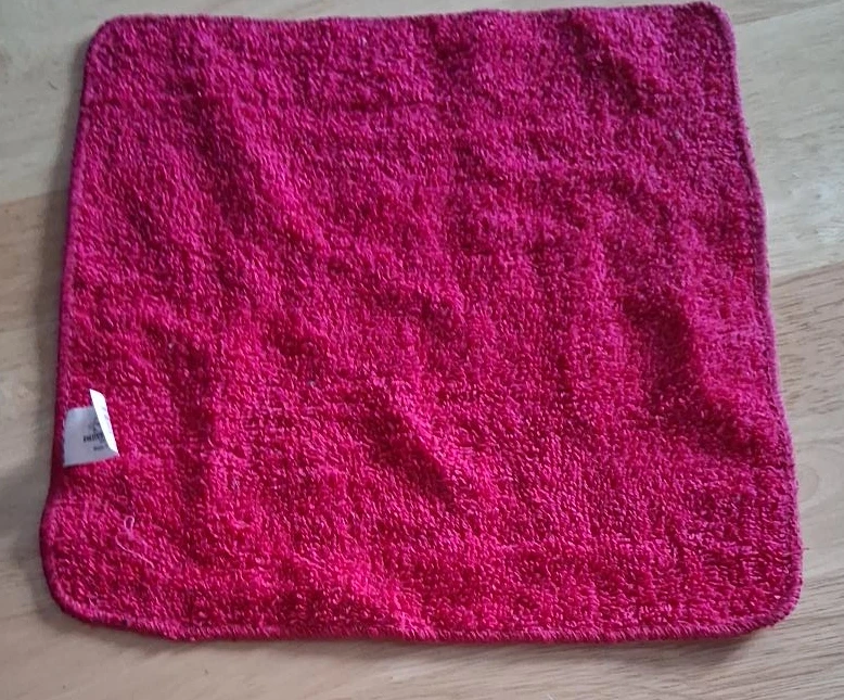 Bright Pink Washcloth