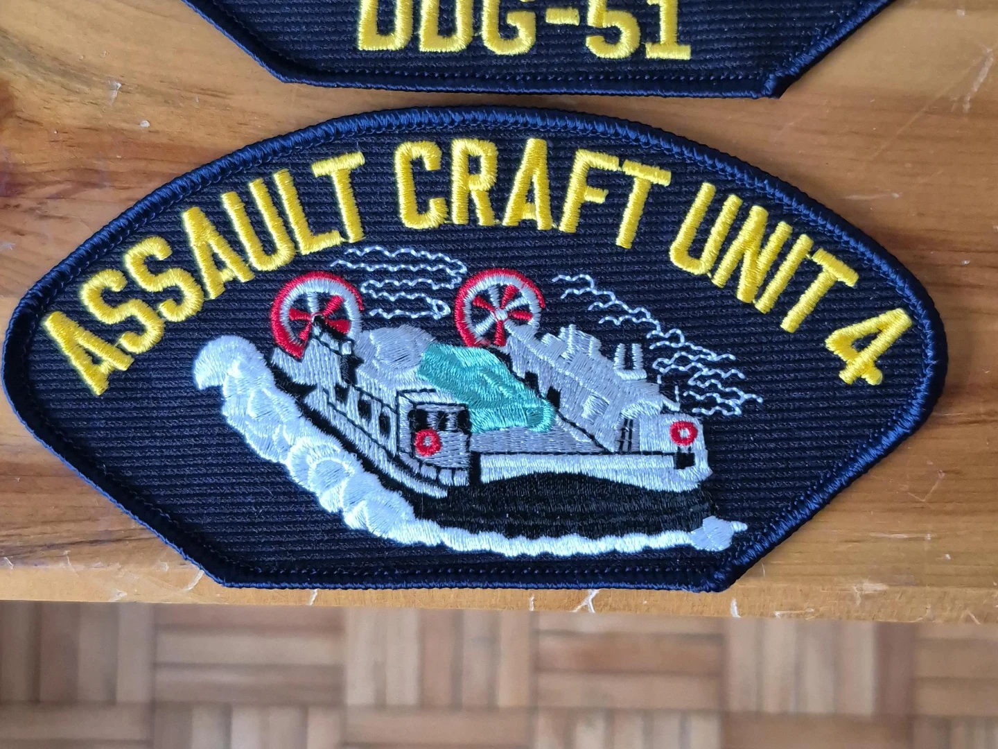 Assault Craft Unit 4 Embroidered Patch
