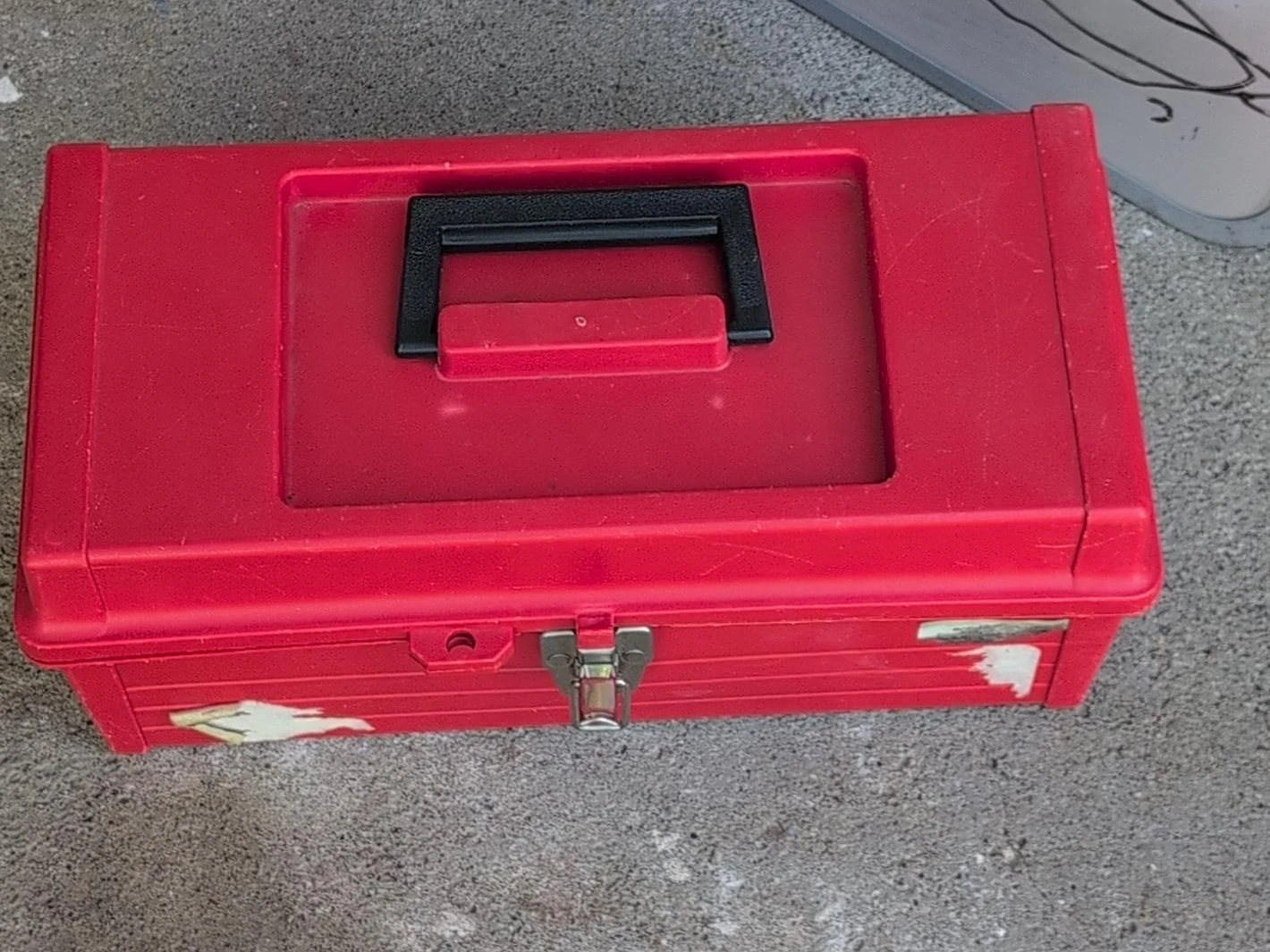 Red Toolbox with Handle
