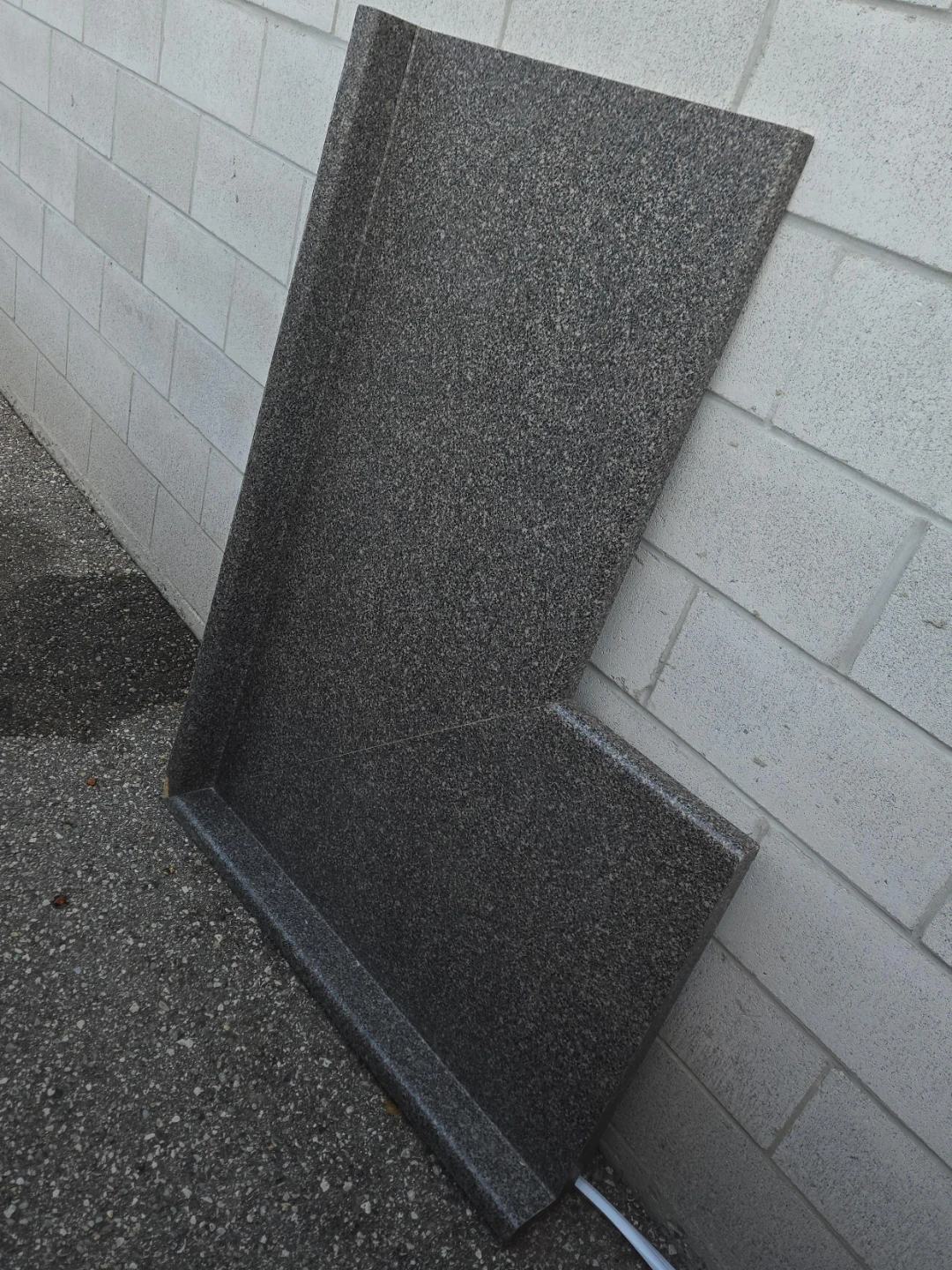 Granite countertop piece