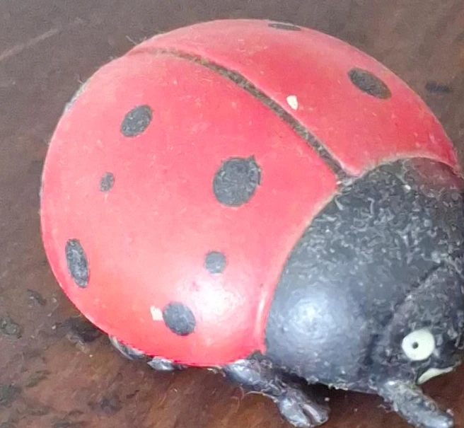 Pair of Ladybug Figurines