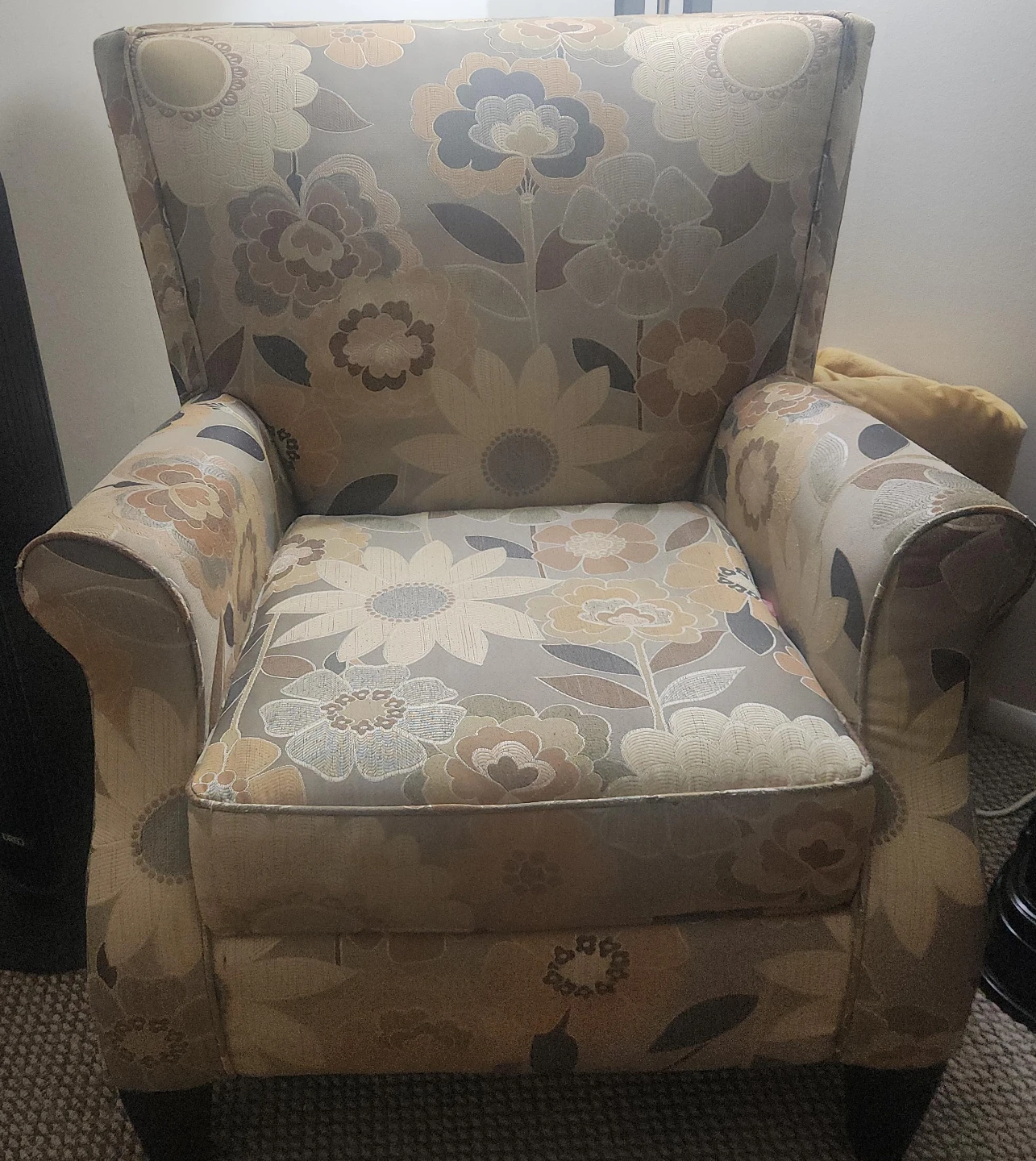 Floral Accent Armchair
