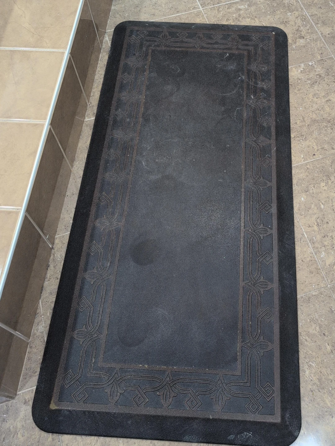 Black Anti-Fatigue Kitchen Mat pick up as