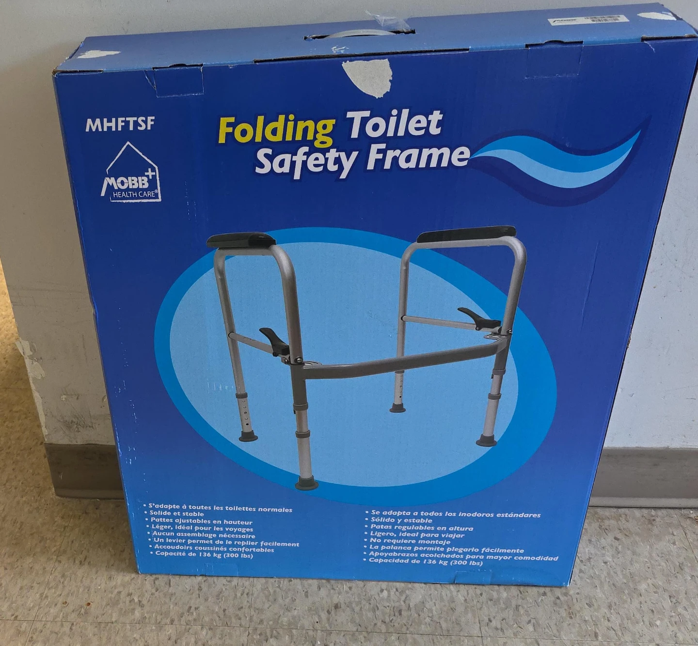 Mobb Health Care Folding Toilet Safety Frame