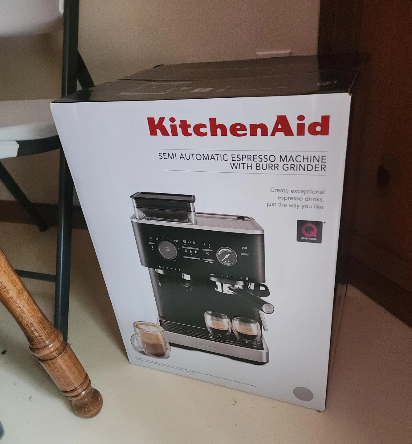KitchenAid Semi Automatic Espresso Machine with Burr Grinder