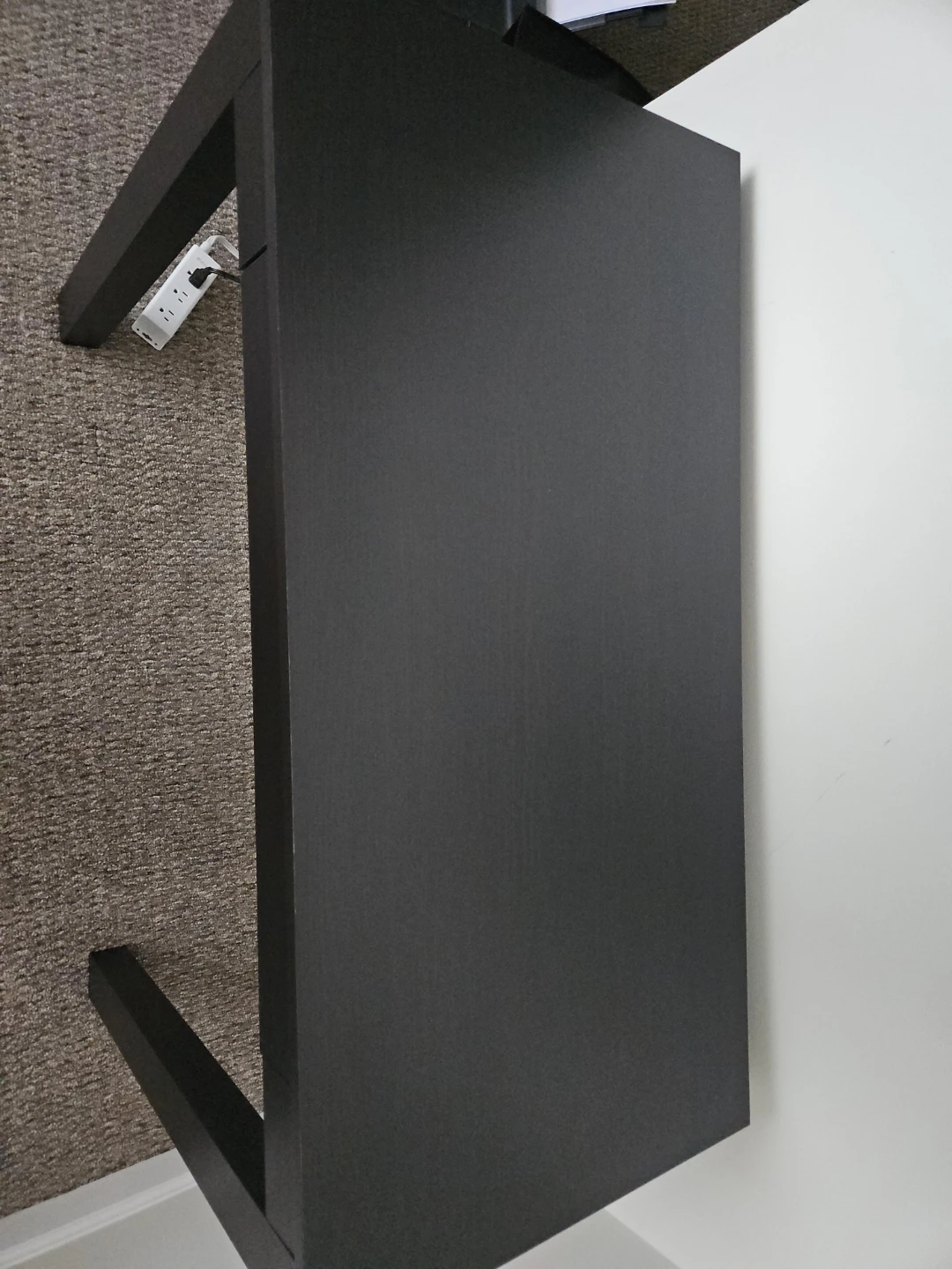 Black Desk with Drawer