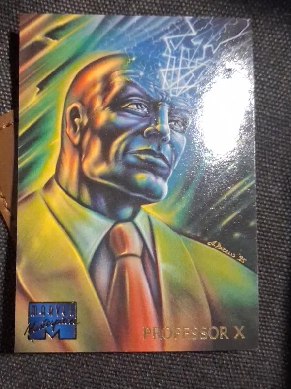 Marvel Masterpieces Professor X Trading Card