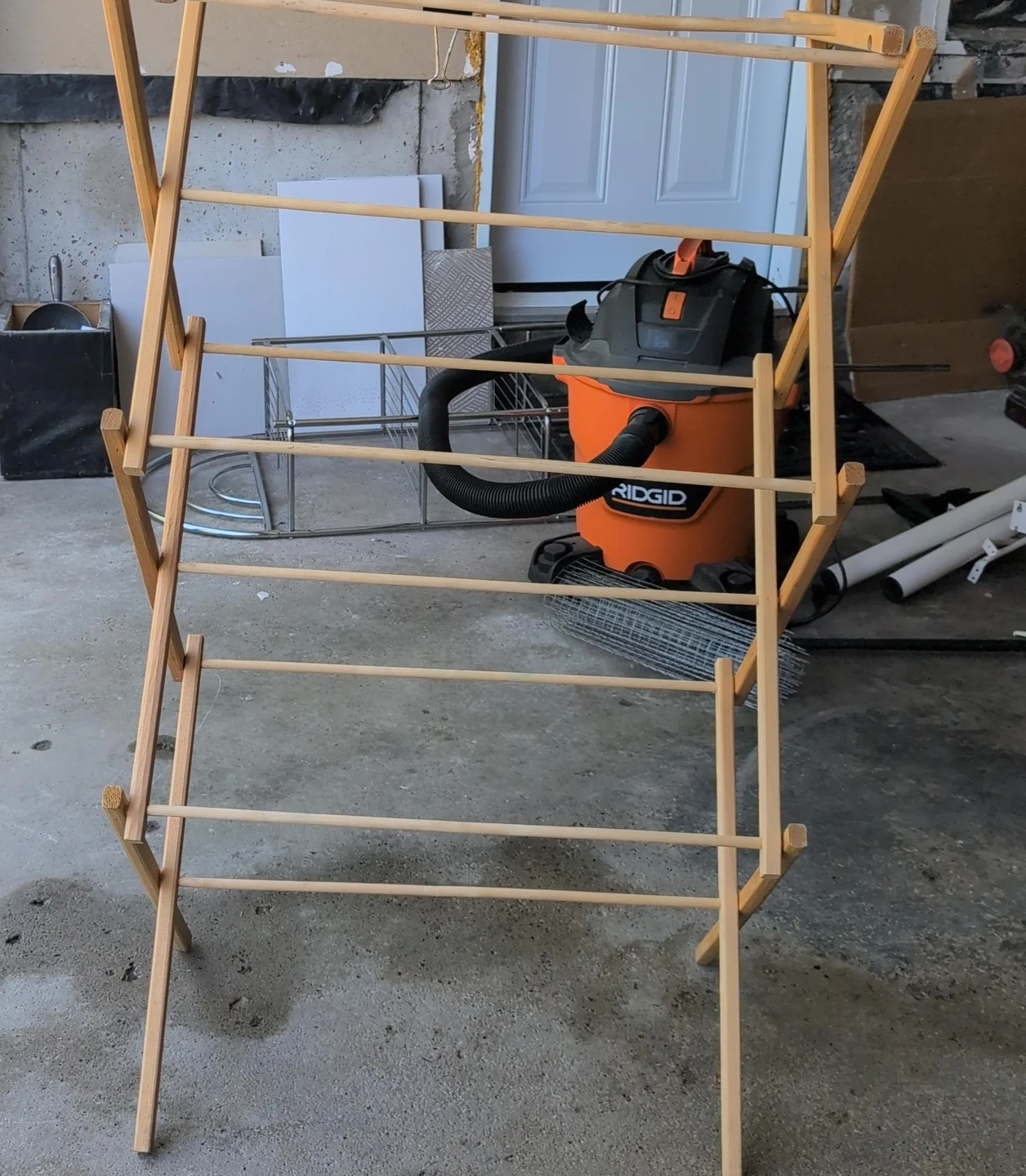Wooden Clothes Drying Rack