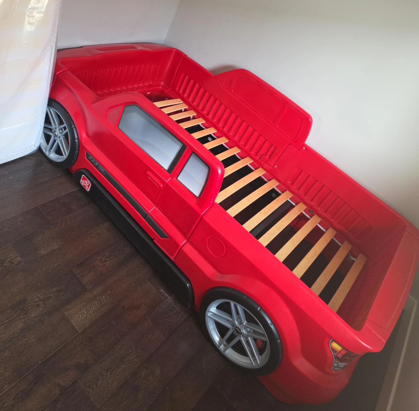 Red Step 2 Toddler Race Car Bed