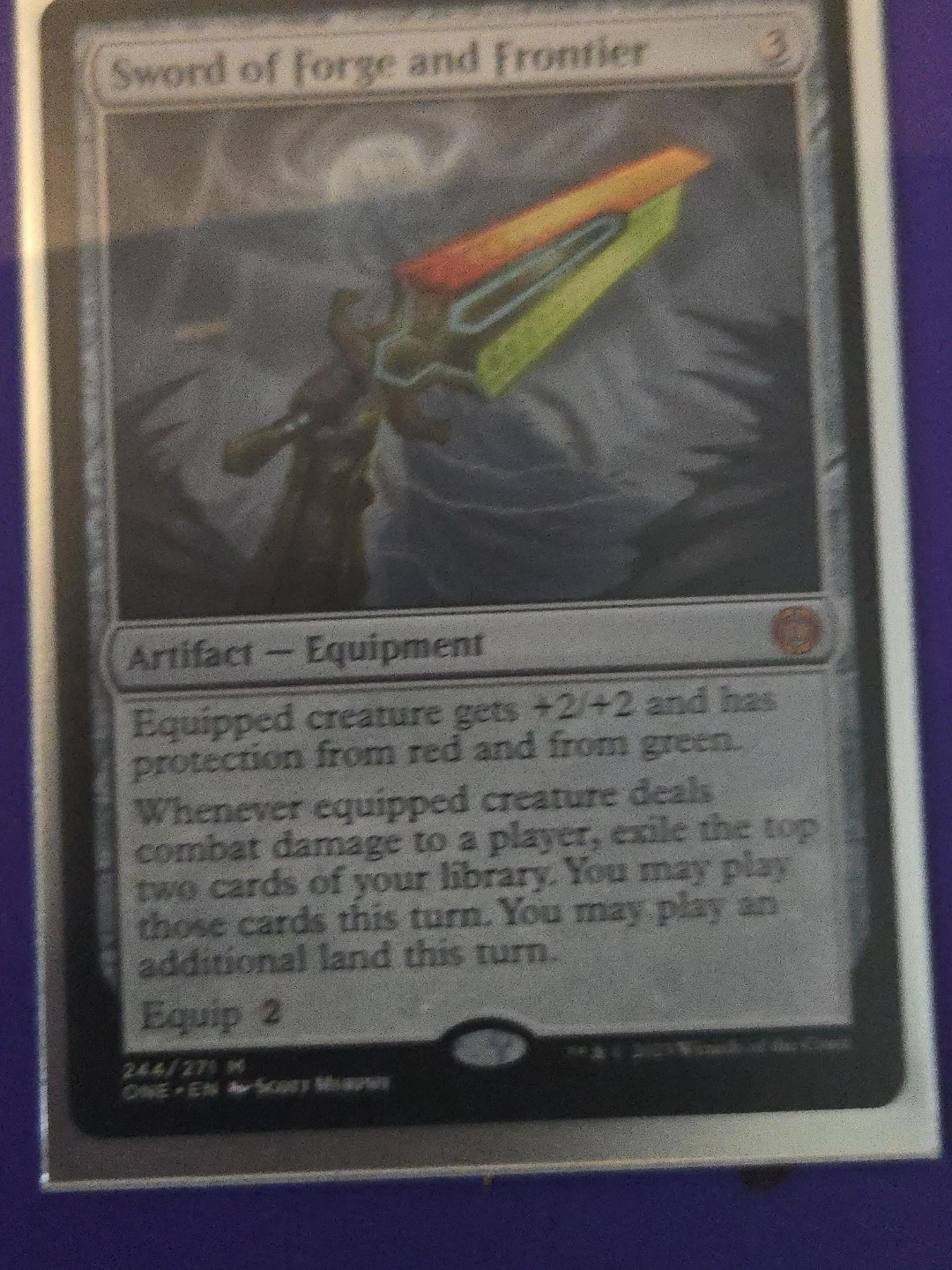 Sword of Forge and Frontier - Magic The Gathering Card