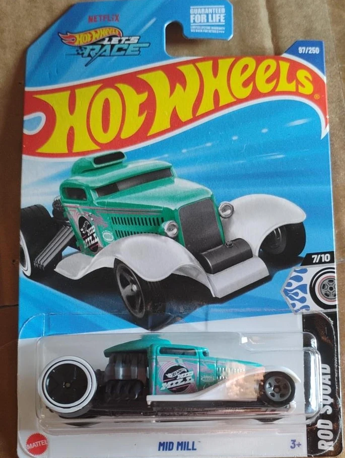 Hot Wheels Mid Mill Rod Squad Die-Cast Car