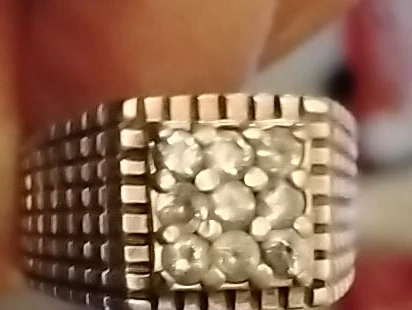 Mens Ring with Stones