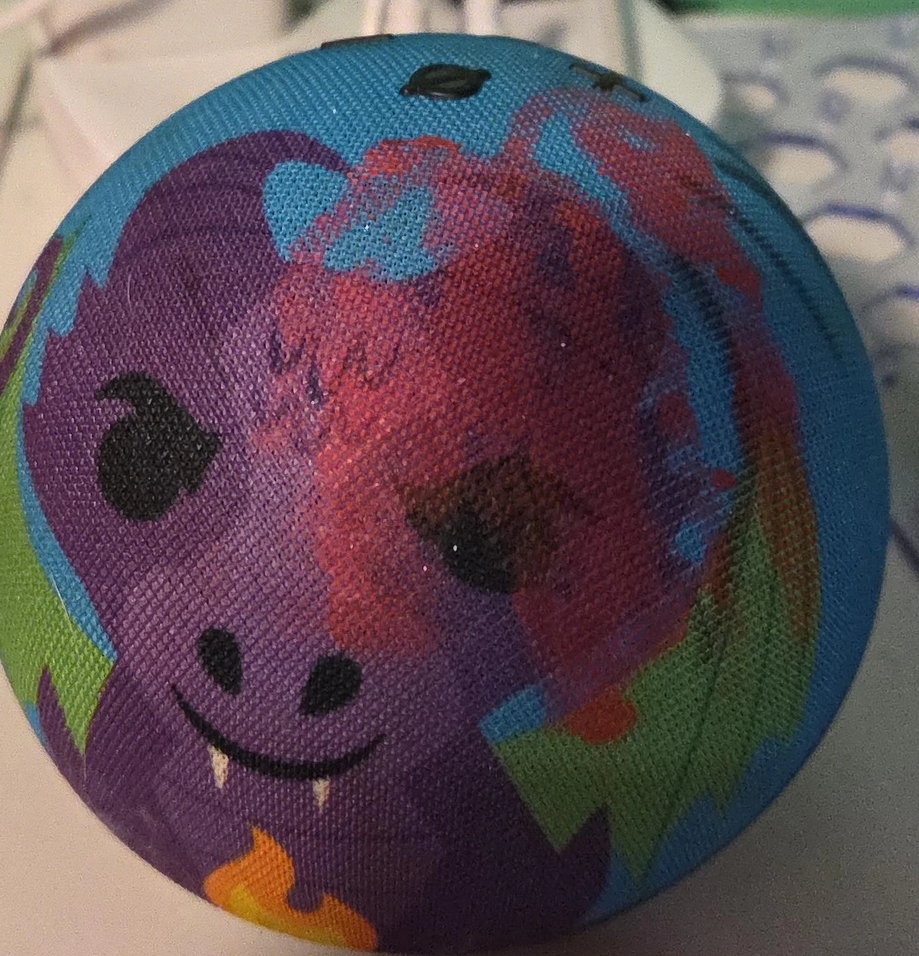 Custom Dragon fabric ball Alexa