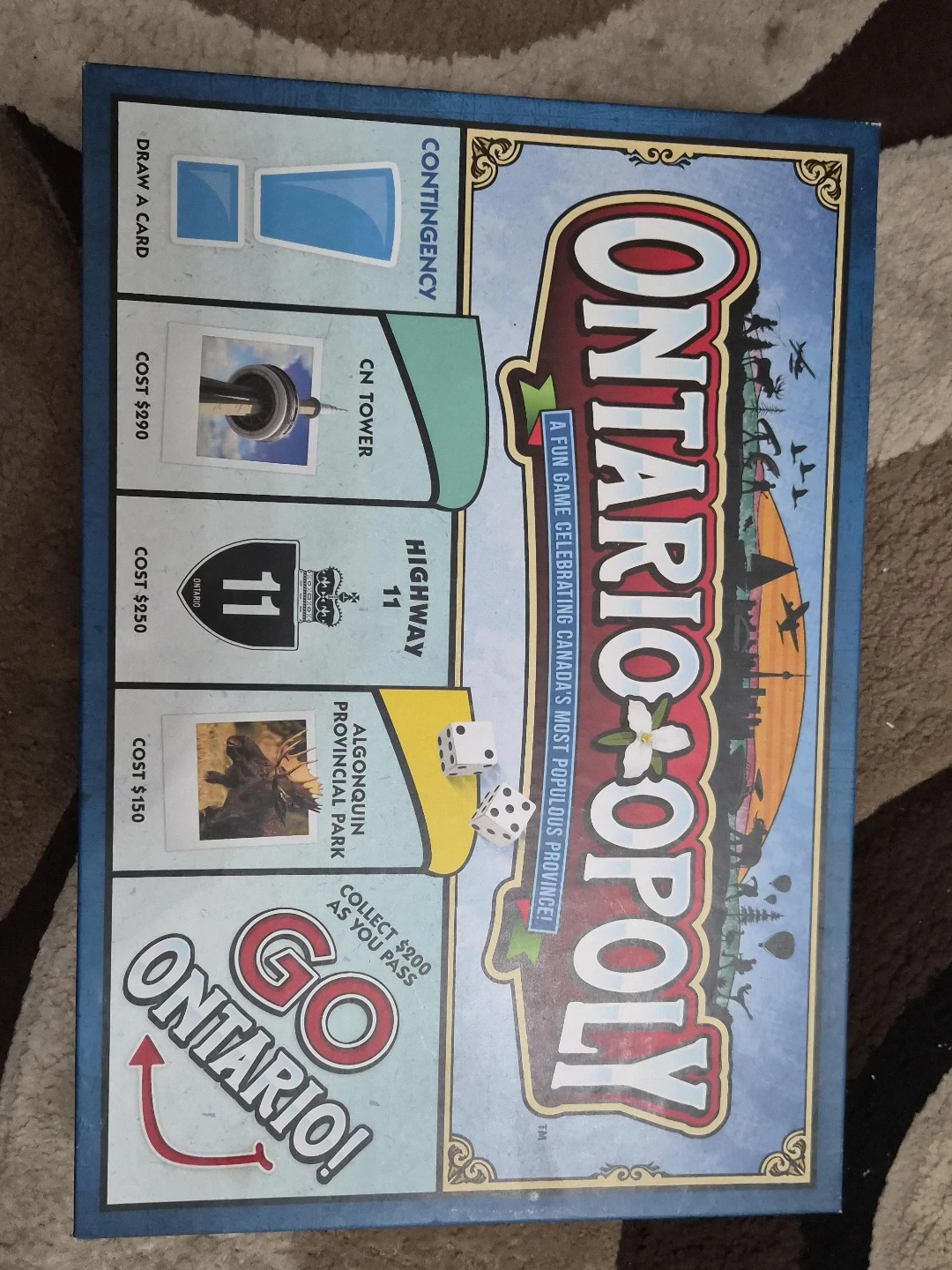 Ontario-Opoly Board Game