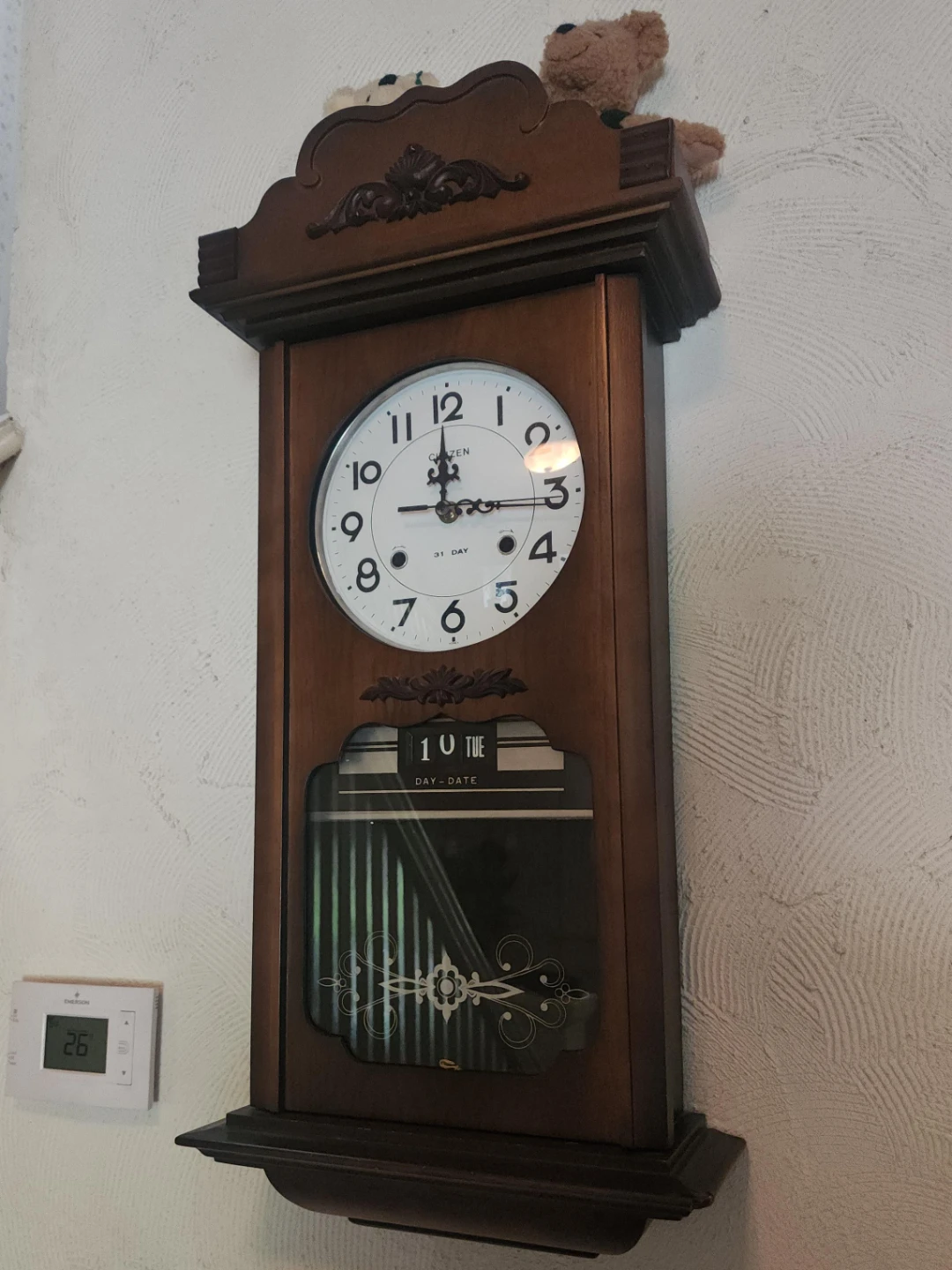 Emerson 31 Day Wall Clock