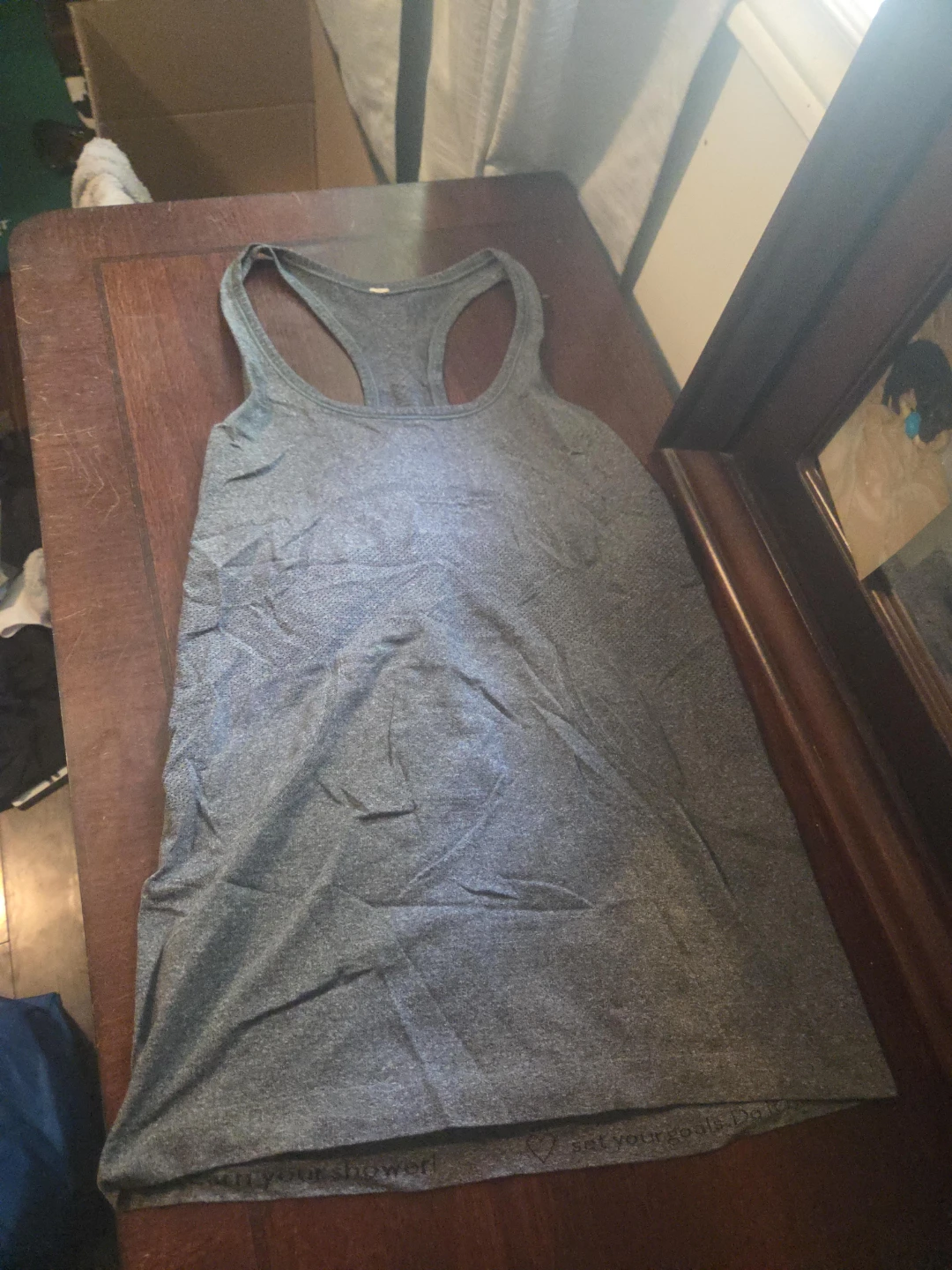 Lululemon Grey Racerback Tank Top