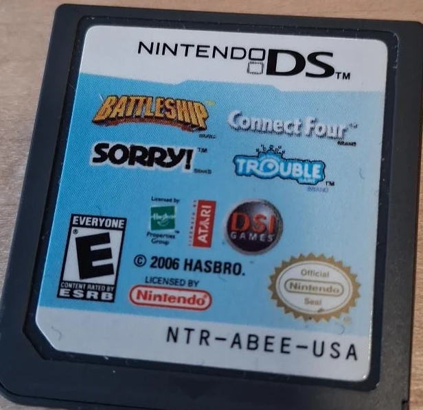 Nintendo DS Hasbro Games: Battleship, etc