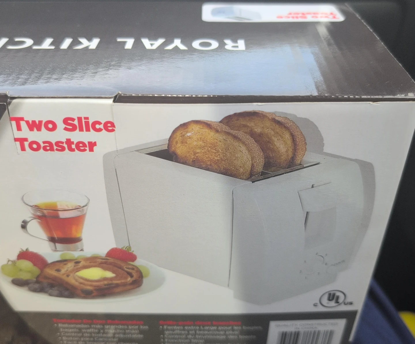Royal Kitchen Two Slice Toaster