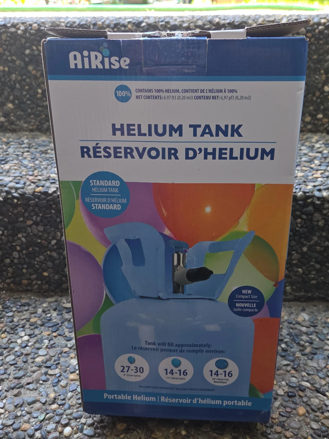 AirRise Portable Helium Tank