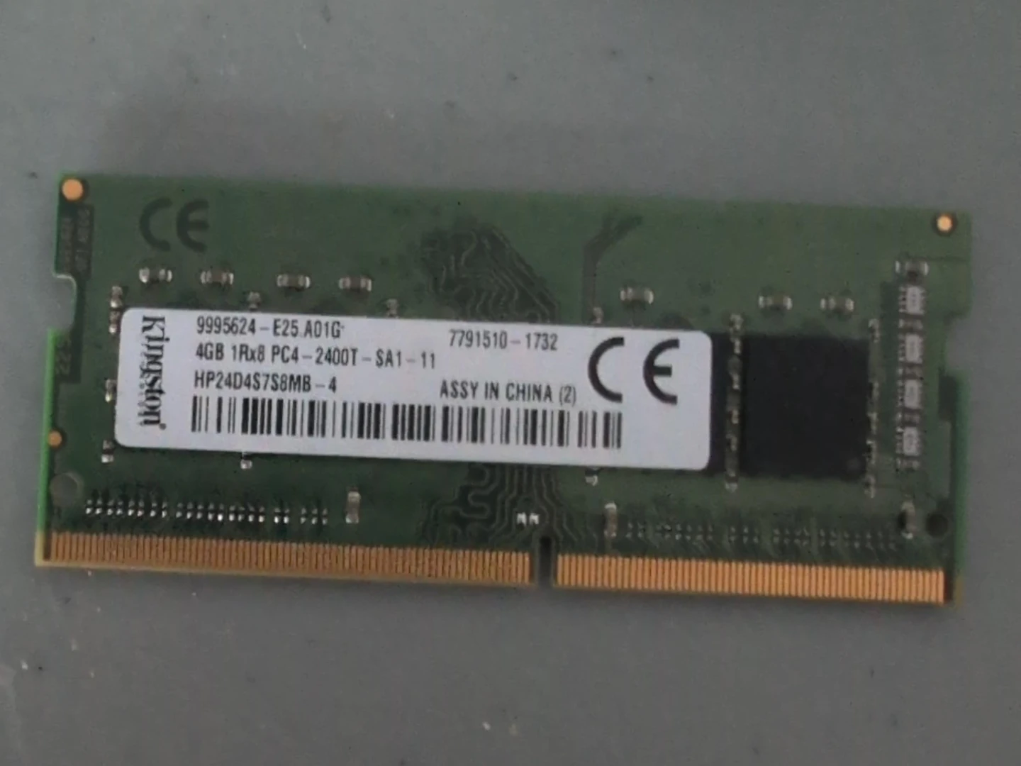 Kingston 4GB DDR4 RAM 2400 MHz