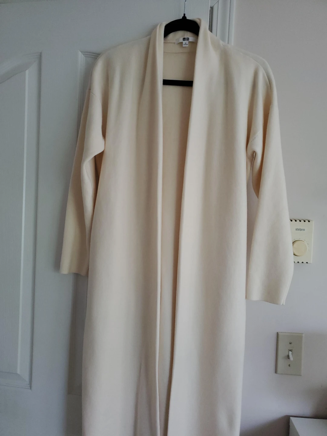 Uniqlo Cream Long Cardigan - Size M