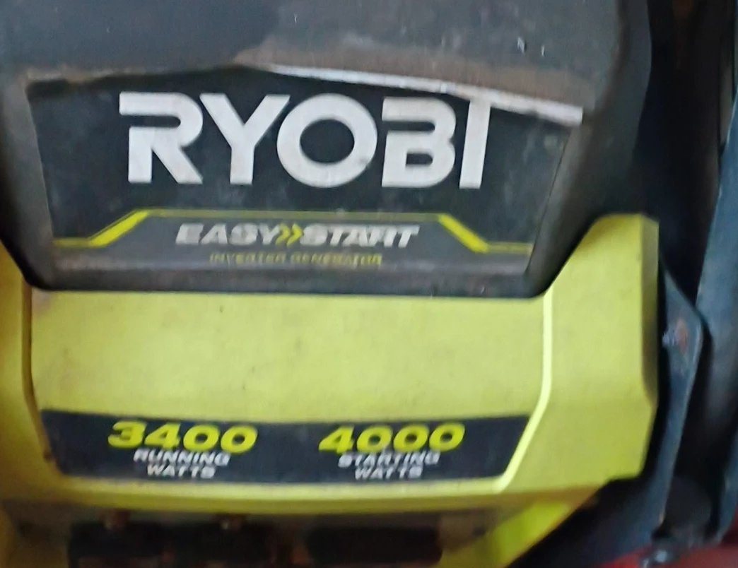 Ryobi 3400 Watt Running Inverter Generator