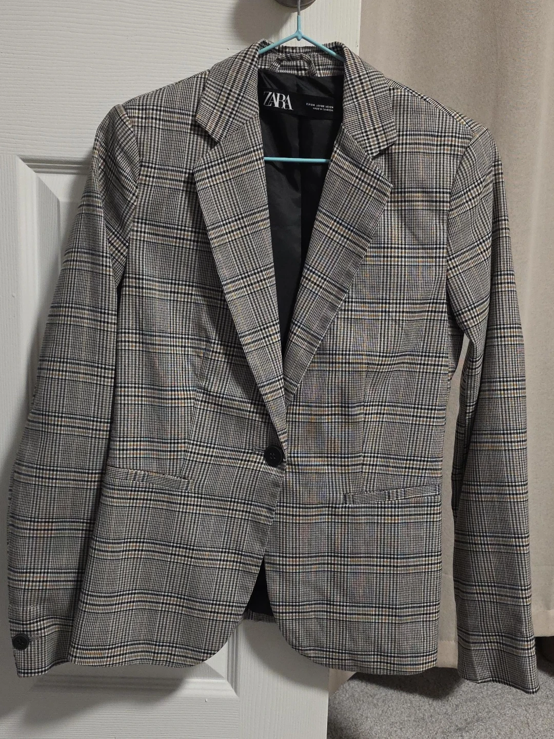 ZARA Plaid Blazer