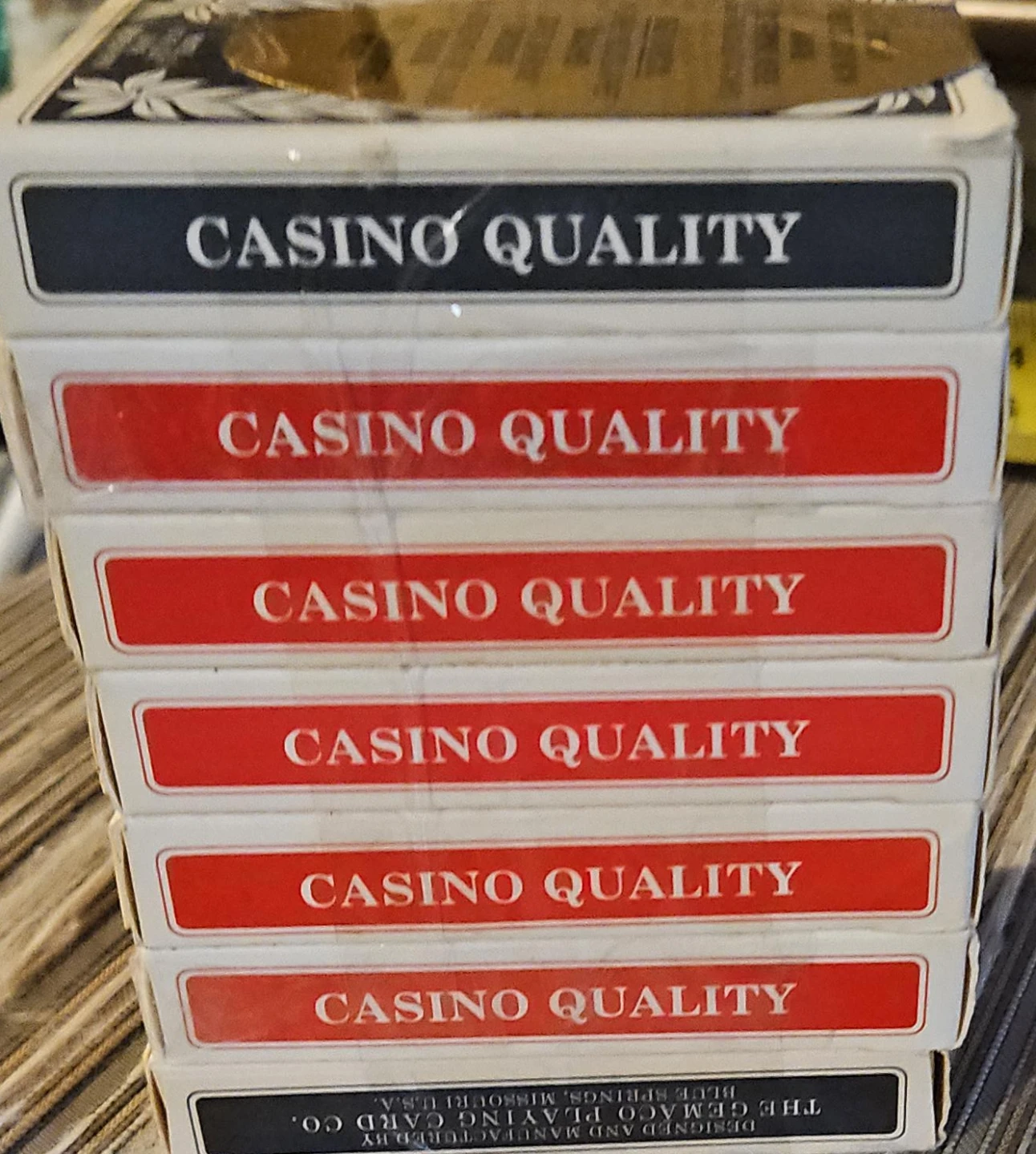 The Gemaco Playing Card Co. Casino Quality Deck of Cards