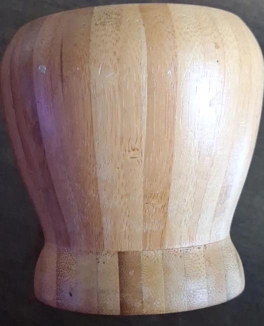 Bamboo Mortar and Pestle