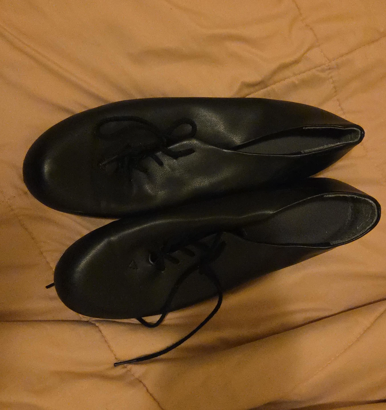 Black Leather Tap Shoes