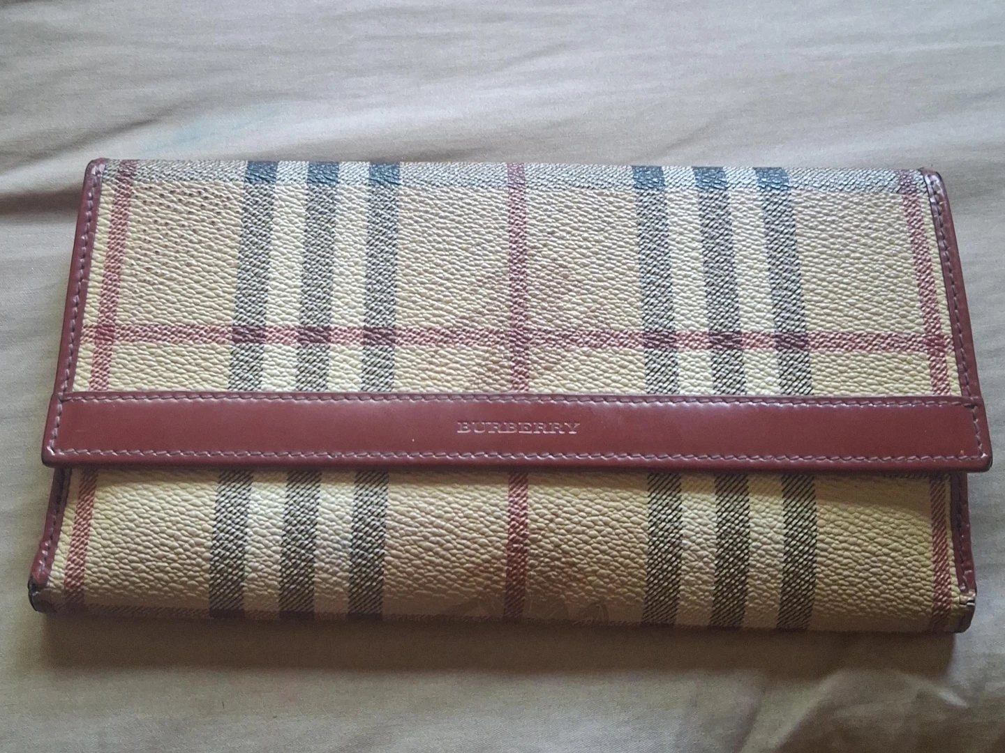 Burberry Haymarket Check Wallet