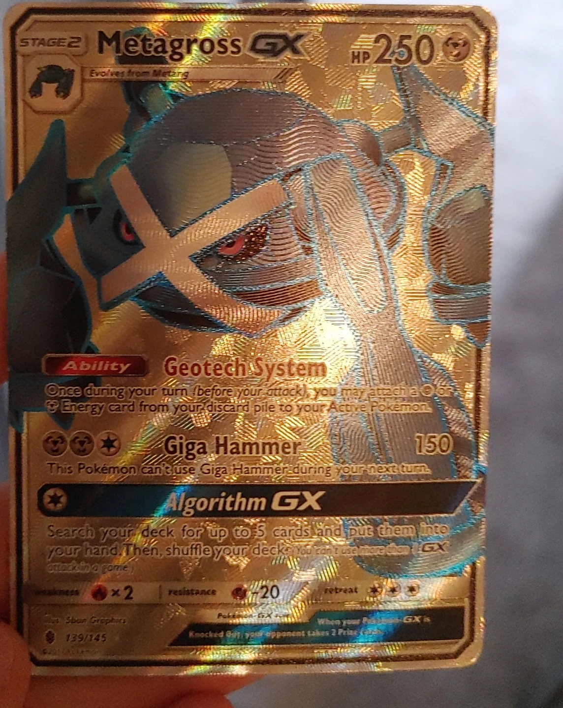 Metagross GX Pokemon Card