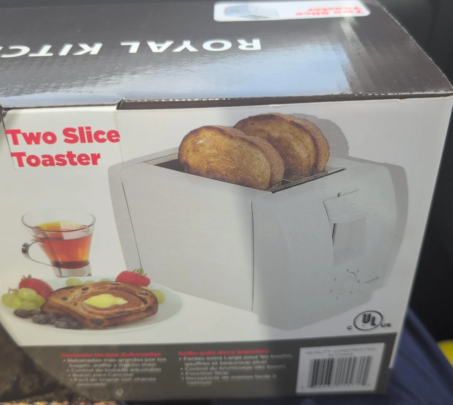 Royal Kitchen Two Slice Toaster