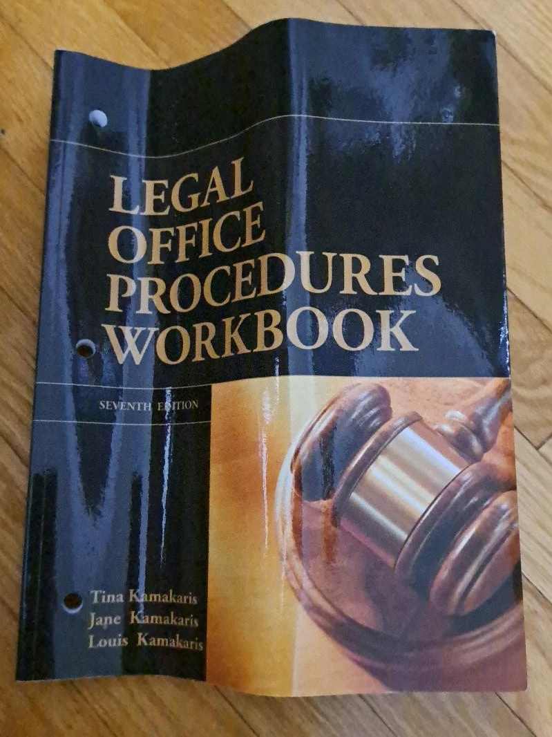 Legal Office Procedures Workbook, Seventh Edition