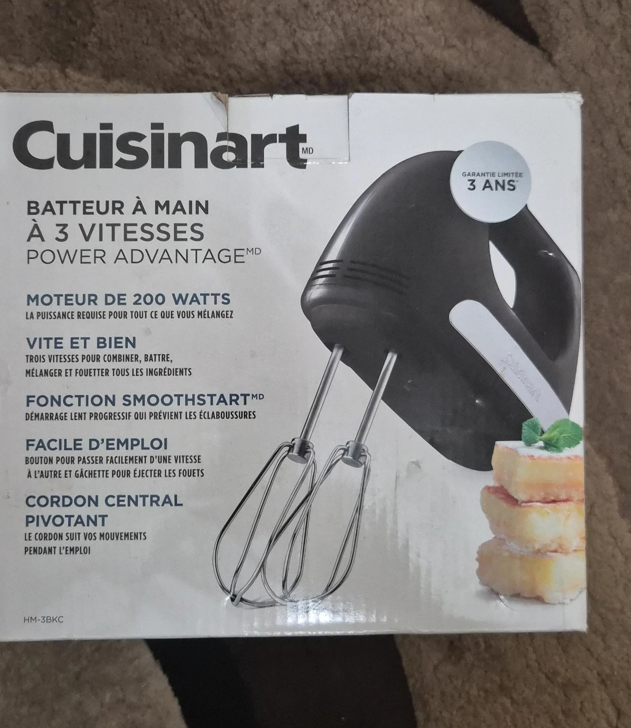 Cuisinart 3-Speed Hand Mixer
