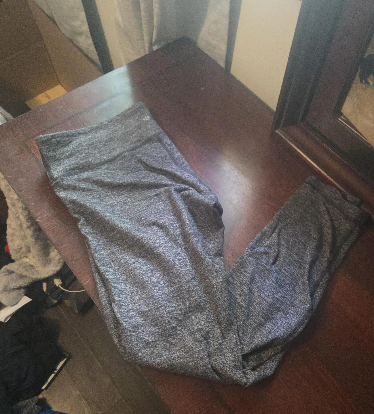 Lululemon Grey Heathered Leggings Size 10