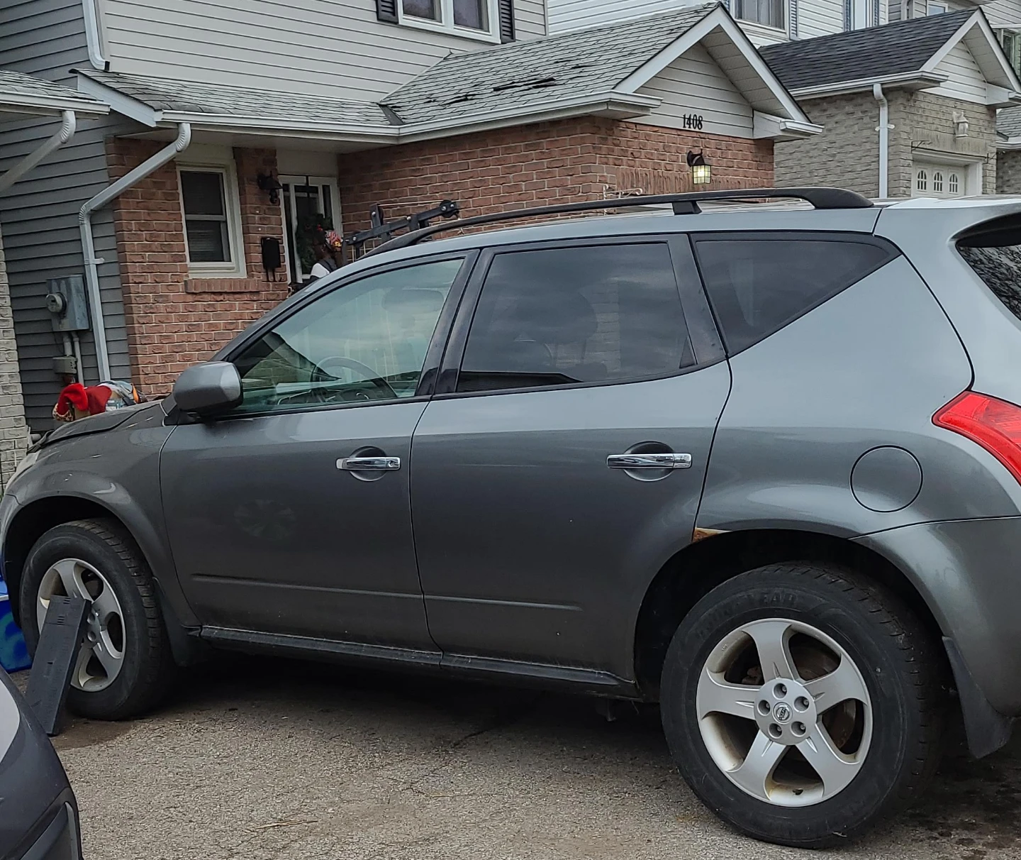 Grey Nissan SUV