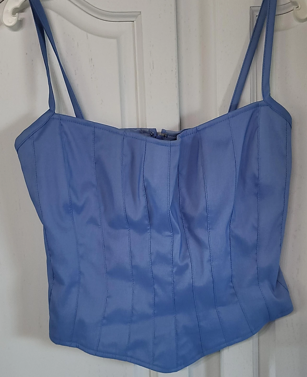 Joseph Ribkoff Blue Corset Top