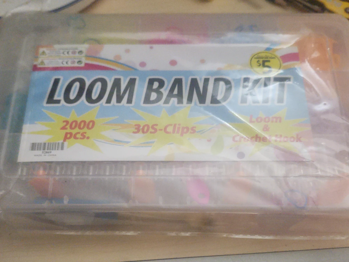 Loom Band Kit - 2000 Pcs with Loom & Crochet Hook