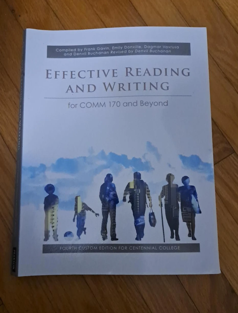 Effective Writing: 4th Custom Edition for Centennial College
