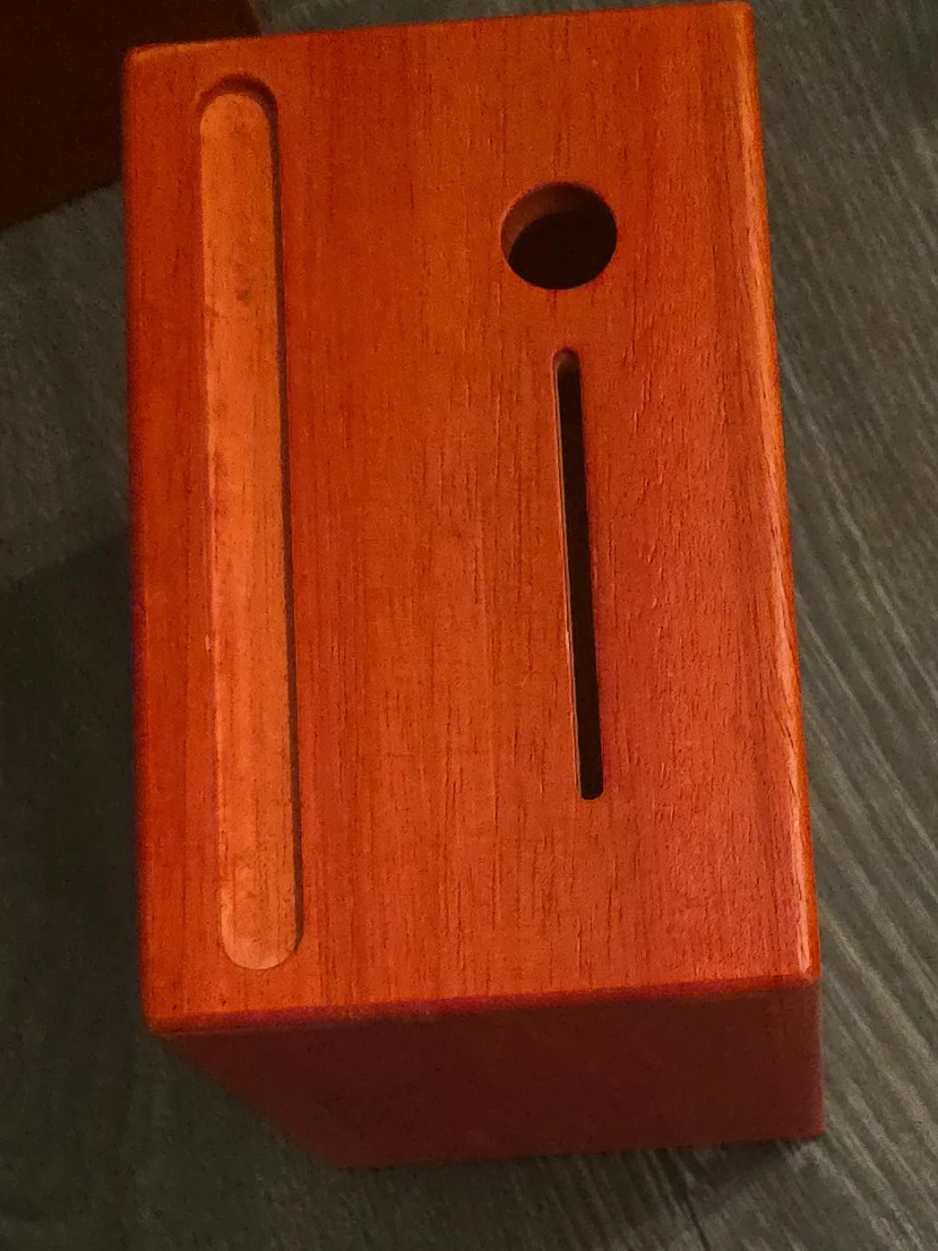 Wooden Coin Bank Box
