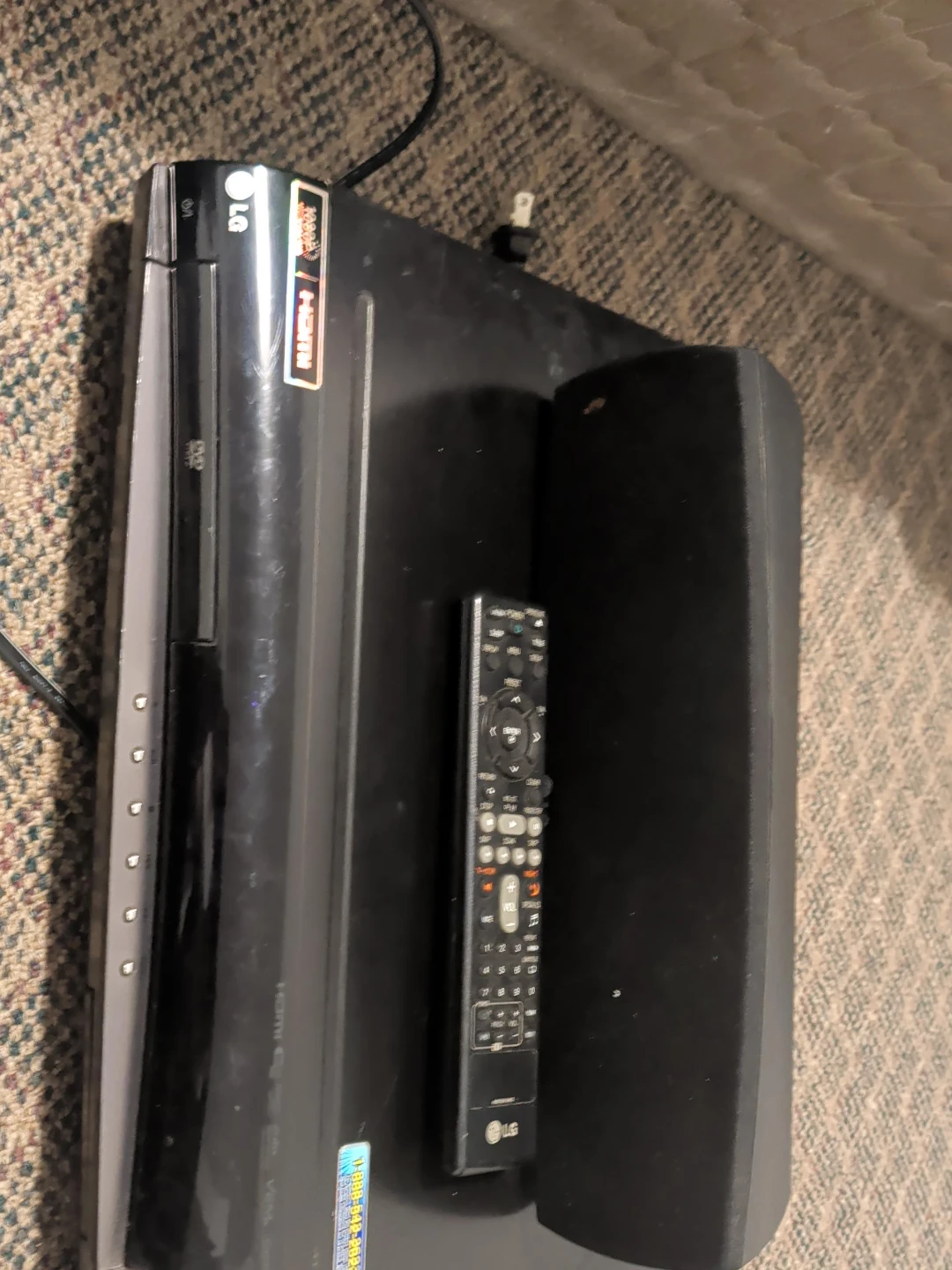 LG DVD Player with Remote