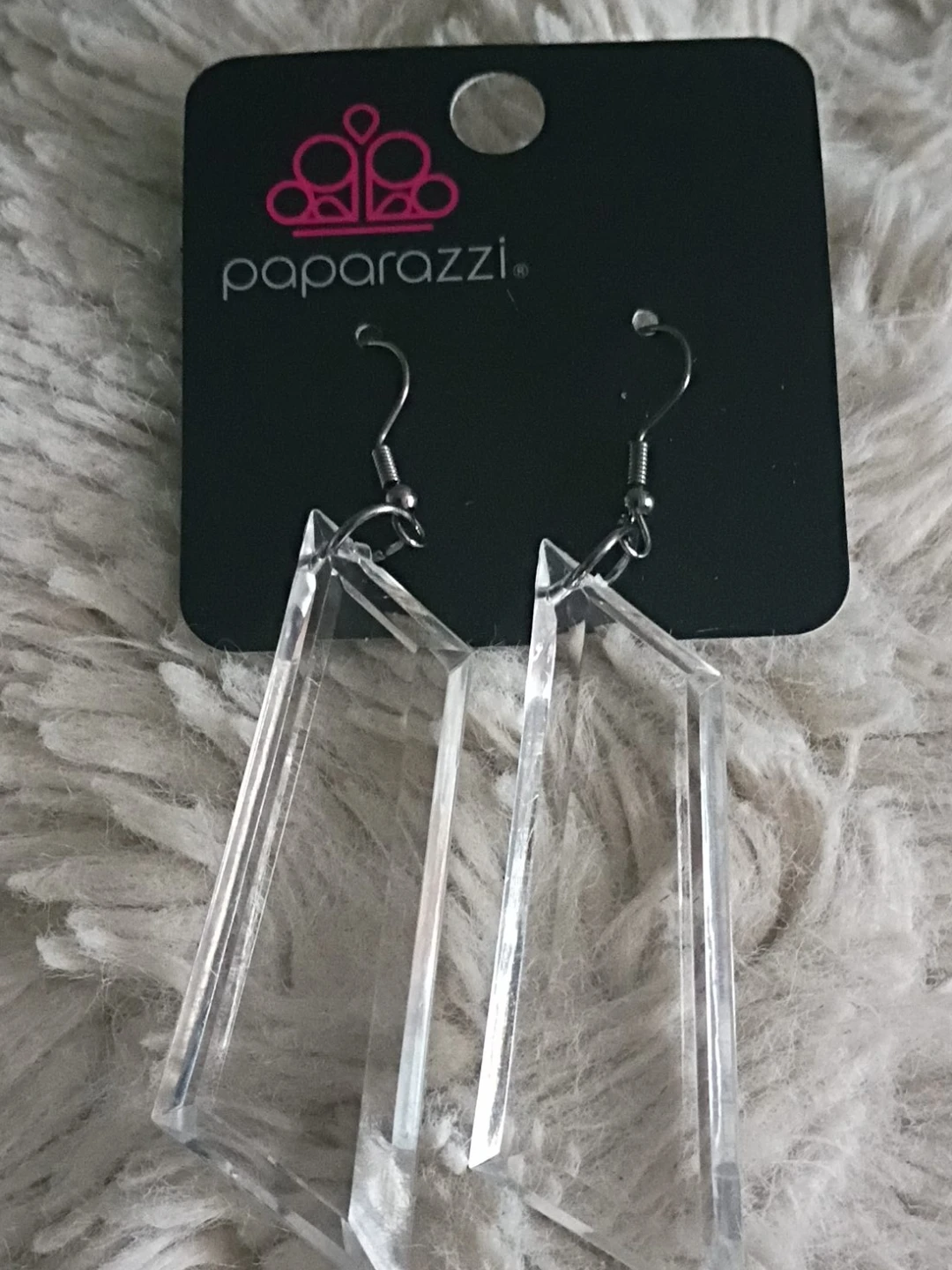 Paparazzi Acrylic Rectangle Drop Earrings