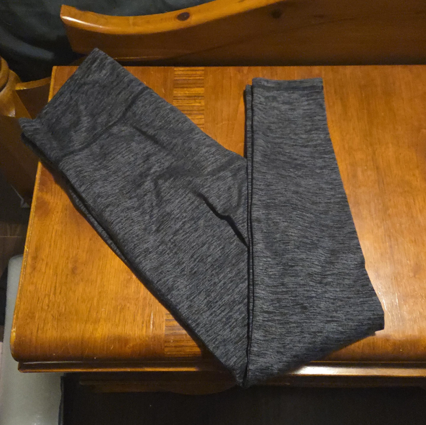 Dark Grey Heathered Leggings