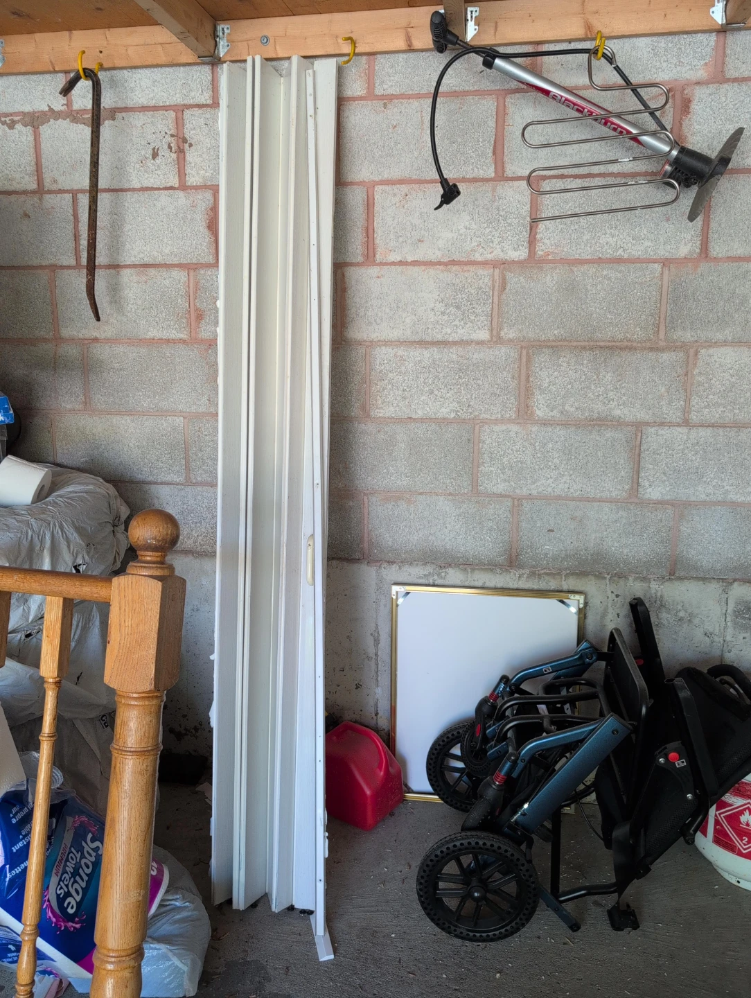 White Folding Door pick up as