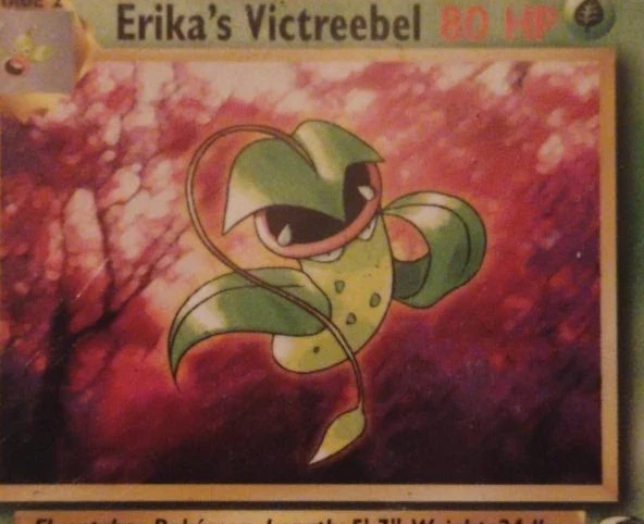 Erika's Victreebel Pokemon Card
