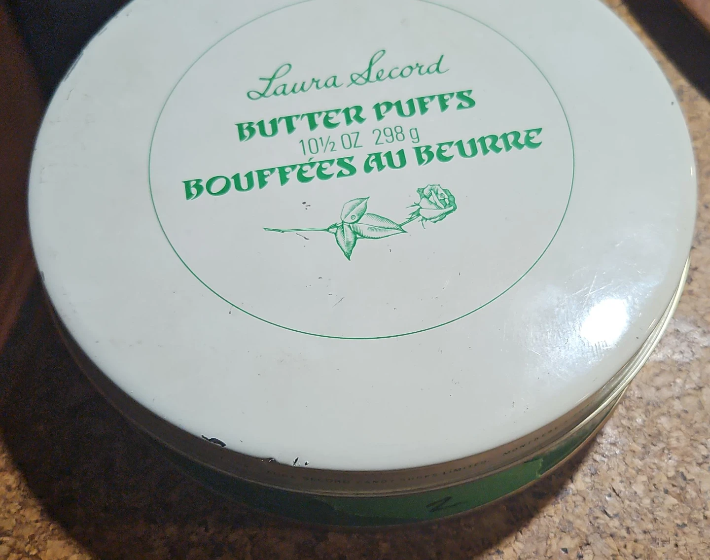 Laura Secord Butter Puffs Candy Tin