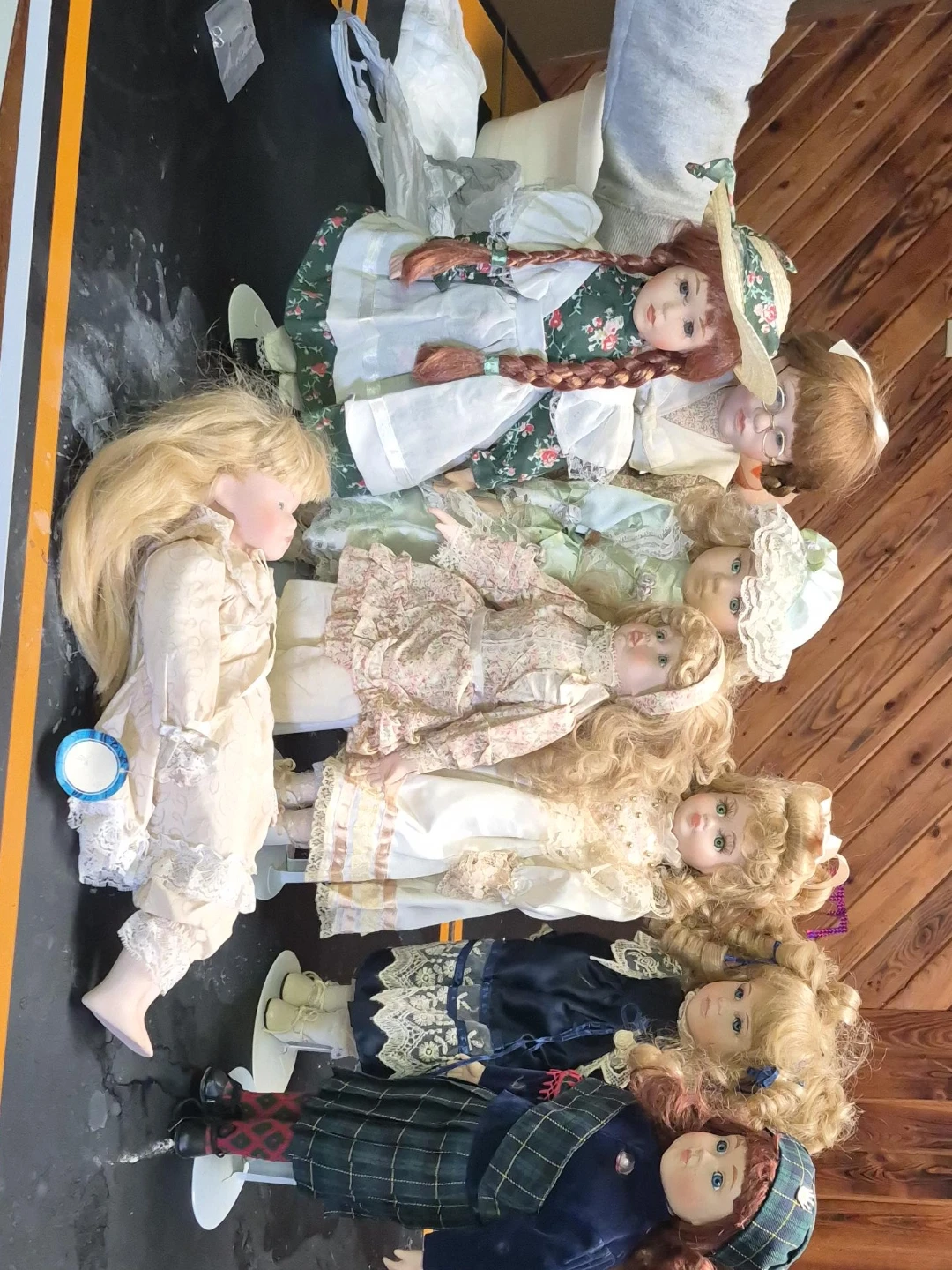 Collection of 6 Porcelain Dolls