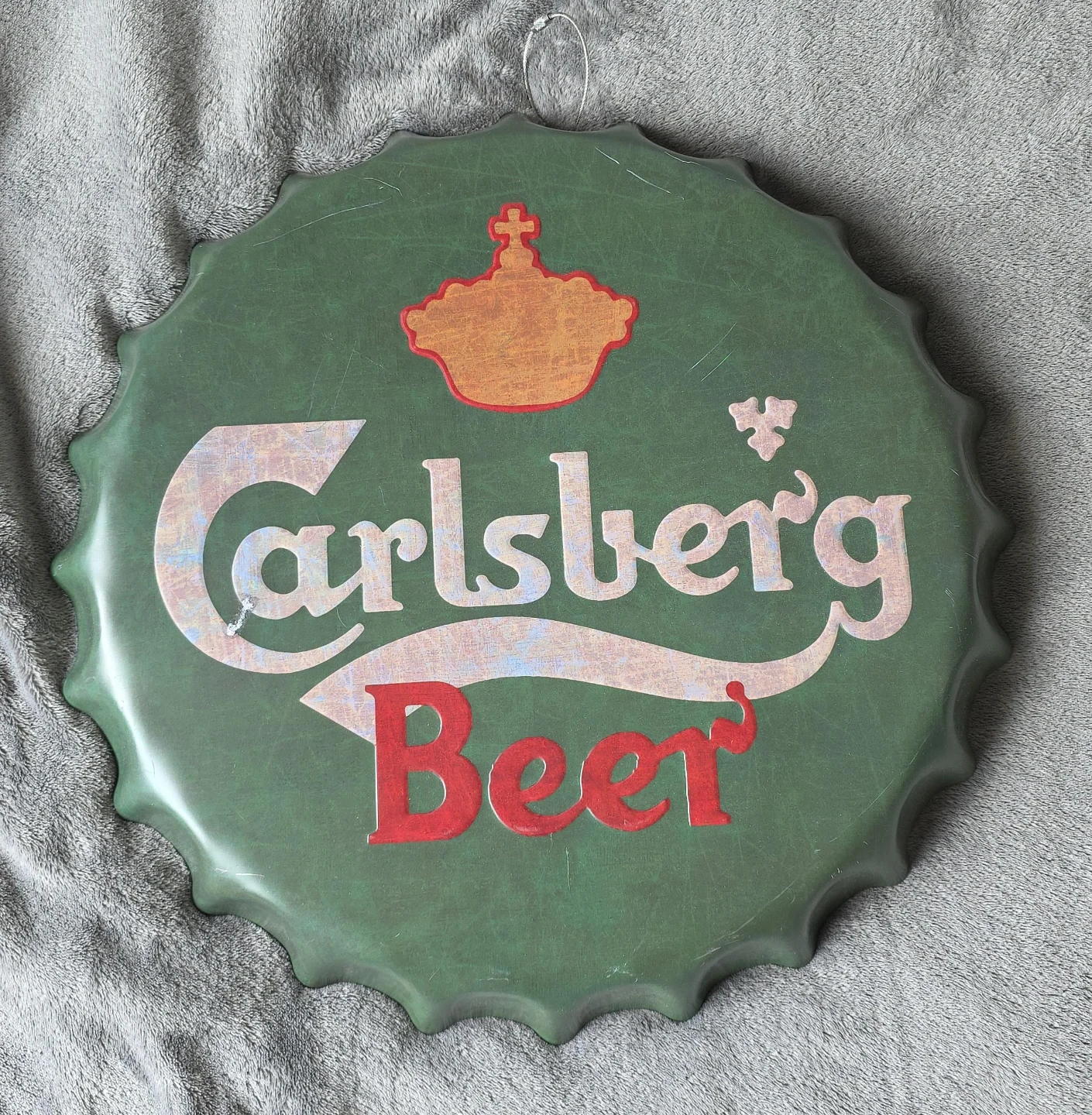 Decorative Carlsberg Beer Cap Sign
