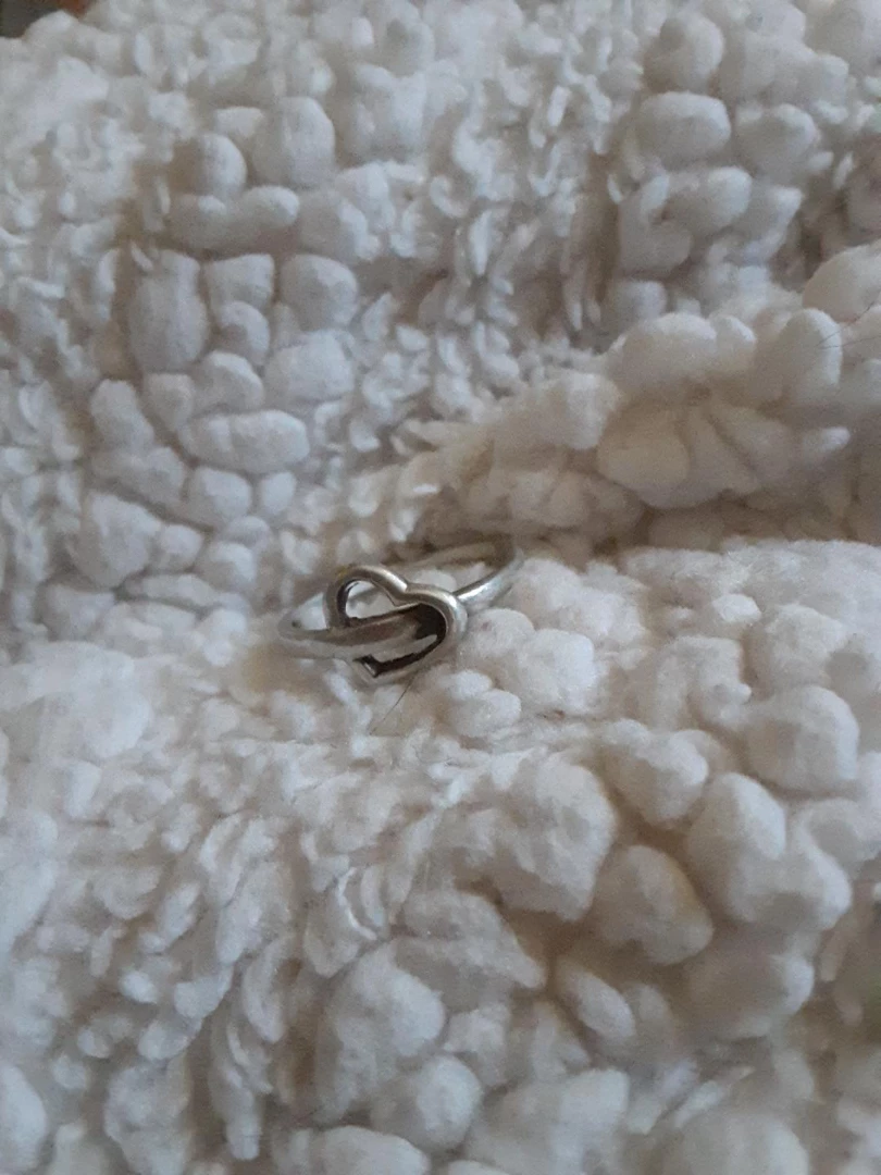 S925 Silver Heart Ring
